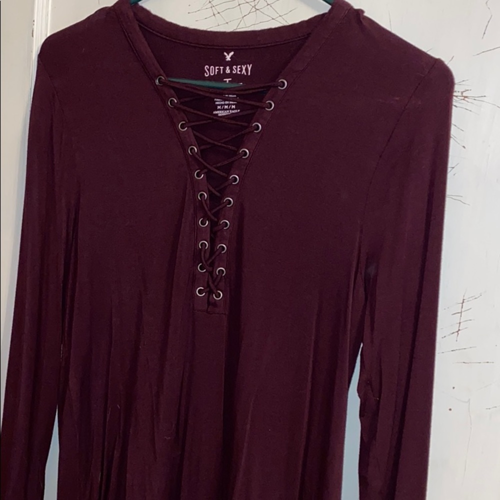 Long sleeve American Eagle shirt